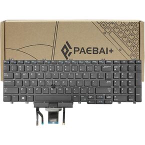 Replacement Laptop Keyboard Backlight for DELL Precision 7530 7540 7730 US Layout Black in Kuwait