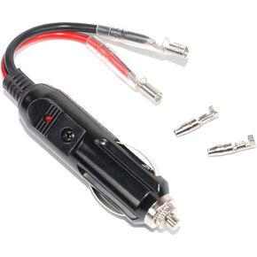 12V DC Cigarette Lighter Power Supply Leads for Uniden Midland Cobrad Radioshack CB Kenwood yaesu icom Motorola 2-Way Radio Scanner