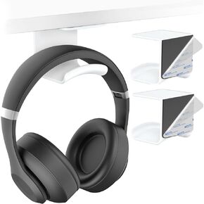 HomeMount Under Desk Headphone Hanger, Adhesive Hook, Black 1 Pack in Kuwait