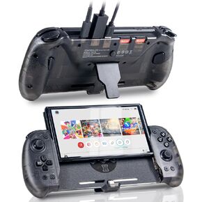 وحدة تحكم التبديل ECHZOVE للتبديل/OLED، استبدال وحدة تحكم Joypad من قطعة واحدة لوحدة تحكم Switch Pro وقاعدة التبديل، وحدات تحكم التبديل مع اهتزاز محرك مزدوج، تلفزيون HDMI، منفذ USB 3.0 in Kuwait