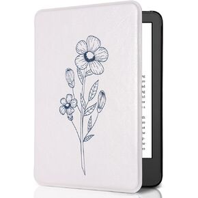 CoBak Case for All New Kindle 11th Generation 2022 Release Only - Ultra Slim PU Leather Smart Cover with Auto Sleep and Wake, Premium Protective Case for Kindle Basic