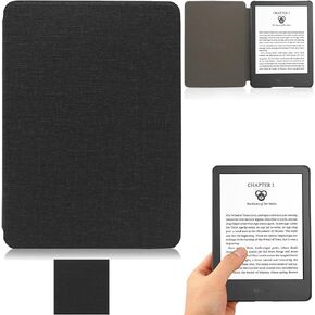 حافظة لإصدار Kindle 2022 الجديد كليًا، غطاء فوليو نحيف خفيف الوزن من جلد البولي يوريثان الفاخر مع حافظة للنوم/الاستيقاظ التلقائي لجهاز Amazon Kindle الجديد كليًا (إصدار 6 بوصات الجيل الحادي عشر 2022)، برتقالي