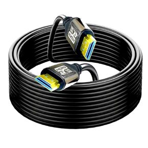4K HDMI Cable 100ft, High Speed Hdmi Cables (4K30HZ,14.4Gbps,1080P)-Ethernet Audio Return Video 4K HDMI Cable, Ultra High Speed Gold Plated Connectors, Compatible with Playstation Arc PS3 PS4 PC HDTV