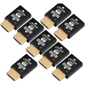 Mini HDMI EDID Emulator Passthrough - 1920x1080@59Hz | Compact Design | Supports HDMI Switches, Extenders, AV Receivers, Video Splitters-1Pc