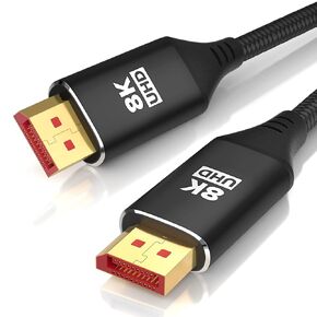 8K DisplayPort Cable