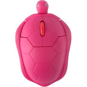 YOCUNKER Wireless Mouse 2.4Ghz Turtle Shape Cute Animal Design M Size Silent Click USB Optical Mouse Lightweight Cute Character Mouse for Kids Compatible with PC/Laptop/Computer/Macbook (Green)