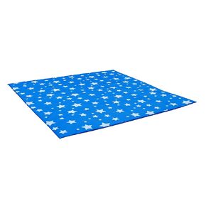 Children's Factory Four Color Pie Activity Mat for Baby Girl/Boy, Foam Floor Play Mats for Kids/Infants, Daycare/Homeschool/Classroom Use