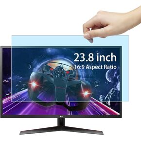 MUBUY-GOL 23.8 inch Removable Blue Light Screen Protector for 23.8" 16:9 Computer Monitor Display LED PC Anti-UV Anti-Glare Eye Protection Reduce Eye Fatigue and Eye Strain (bubble free)
