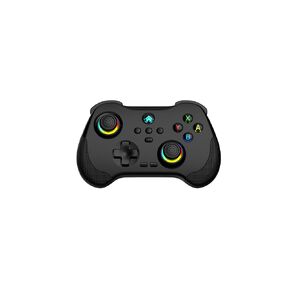 Koiiko Bluetooth Gaming Controller for Hall Effect Triggers Hall left & right rocker, Gamepad for ipad/iphone (USB-C) Android/PC/Switch/Xbox/PS3/PS4, Pocket Size (Black)