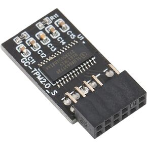 TPM 2.0 Module Encryption Security Module LPC 12 Pin Module Compatible with Remote Card LCP SPI TPM2.0 Module 12 pin for GIGABYTE Motherboards