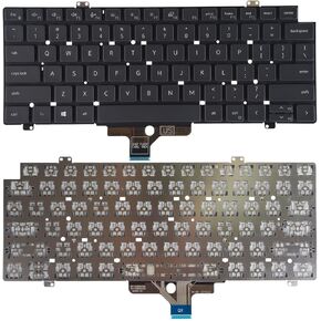 Replacement Keyboard Compatible with Dell Latitude 5420 5421 5430 7420 7520 2021 Series Laptop Without Backlit