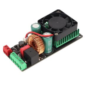 500W Power Amplifier Board, HiFi Single Channel Class D Sound Amplifier Module, Mono Audio Power Amp Speaker Circuit Protection Board for DIY Sound System