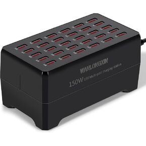 Charging Station, 150W30Port USB Charging Station, Multiple USB Charger Station, Charging Station for Multiple Devices, Multi USB Charging Station, Chargers for Multiple Devices