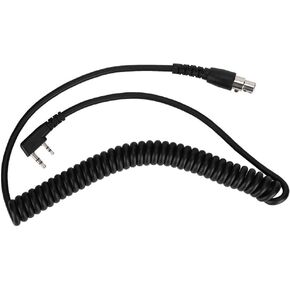 V BESTLIFE Coil Cord Cable, CC Ken 2 Pin to 5 Pin Coil Cord Cable for Two Way Handheld Radios and Headsets