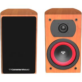 Home Audio LA165 6.5" 2-Way Bookshelf Speakers (Cognac)