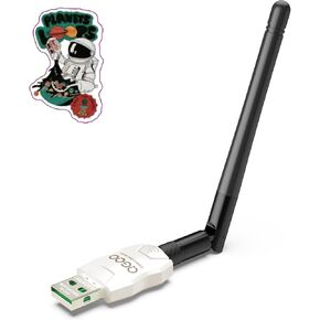 Class 1 Long Range Bluetooth Adapter for PC, QGOO USB Bluetooth Adapter for PC 5.3+EDR, Bluetooth Dongle Bluetooth Receiver Support Windows10/8.1/8/7（white-229）