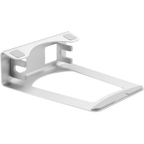 StarTech.com Laptop Stand - 2-in-1 Laptop Riser Stand or Vertical Stand - Ideal for Ultrabooks & MacBook Pro/Air - Ergonomic Angled Notebook Holder for Office Desk - Silver, Aluminum (LTSTND2IN1)