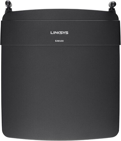 Linksys AC1200 Wi-Fi Wireless Dual-Band+ Router, Smart Wi-Fi App Enabled to Control Your Network from Anywhere (EA6100) in Saudi Arabia