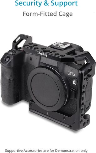 قفص كاميرا PROAIM SnapRig متوافق مع كاميرا EOS R DSLR. قفص مجهز بفتحات للحزام. حامل الحذاء البارد والحامل ثلاثي القوائم والملحقات (CG210) in Saudi Arabia