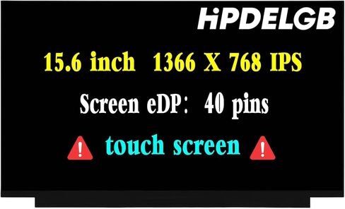 New Screen Replacement for HP 15-DY 15T-DY100 15T-DY200 15T-DY300 15-DY1755CL 15-DY1731MS 15-DY1751MS 15-DY1771MS 15-DY1023DX 15-DY0013DX L63566-001 L63569-001 LCD Touch Screen Display in Saudi Arabia