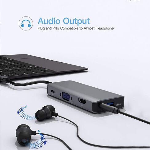 قاعدة إرساء ROG Ally 9 و1 محطة إرساء سطح بخار، ومحطة إرساء سطح بخار وHDMI2.0 4K@60 هرتز، 3 USB3.0-A، SD/TF، ​​VGA1080P، شحن PD بقوة 100 وات، محور USB C متعدد المنافذ in Kuwait