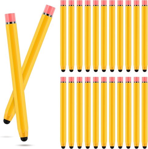 24 قطعة من أقلام الرصاص من ليفايد للأطفال، قلم رصاص على شكل سداسي للأطفال لأجهزة شاشة اللمس، متوافقة مع الأجهزة اللوحية ذات الإصدار العالمي من iPhone Android in Kuwait