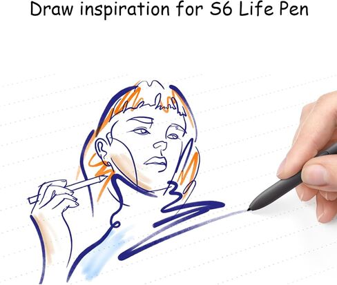 2 Pack S6 Lite Stylus Pen for Samsung Galaxy Replacement for Samsung Galaxy S6 Lite S Pen SM-P610N,P615,P610 Stylus S6 Pen(Blue) in Saudi Arabia