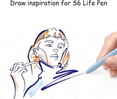 2 Pack S6 Lite Stylus Pen for Samsung Galaxy Replacement for Samsung Galaxy S6 Lite S Pen SM-P610N,P615,P610 Stylus S6 Pen(Blue) in Saudi Arabia