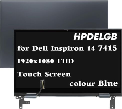 بديل لجهاز Dell Inspiron 14 7415 2 في 1 FHD 1920x1080 14.0 بوصة LCD مجموعة عرض رقمية باللون الأزرق in Saudi Arabia