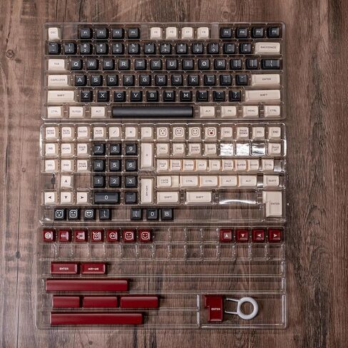 Keycaps Set- PBT Keycaps - Avocado Keycaps Double Shot PBT Green Keycaps RSA Profile 170 Keys Custom Keycaps Set for Mechanical Keyboard Keycaps in Kuwait