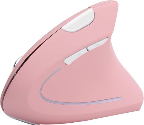 Hilitand Ergonomic Vertical Mouse, 2.4G Optical Game Mouse, RGB Backlight, Adjustable 4-Level 2400DPI, 6 for PC/Laptop Desktop() in Saudi Arabia