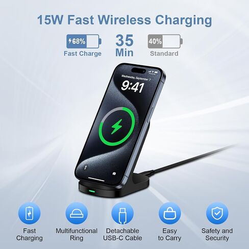 شاحن Samsung Galaxy S24 Ultra اللاسلكي، قاعدة شحن سريعة لشاحن لاسلكي بقدرة 15 وات لهاتف Samsung Galaxy S23 Ultra/S22/S21/S20/S10/Z Fold 5، حامل شحن هاتف Android لـ Google Pixel 8a/8 Pro/7a/7/6 in Saudi Arabia
