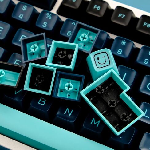 Keycaps Set- PBT Keycaps - Avocado Keycaps Double Shot PBT Green Keycaps RSA Profile 170 Keys Custom Keycaps Set for Mechanical Keyboard Keycaps in Saudi Arabia