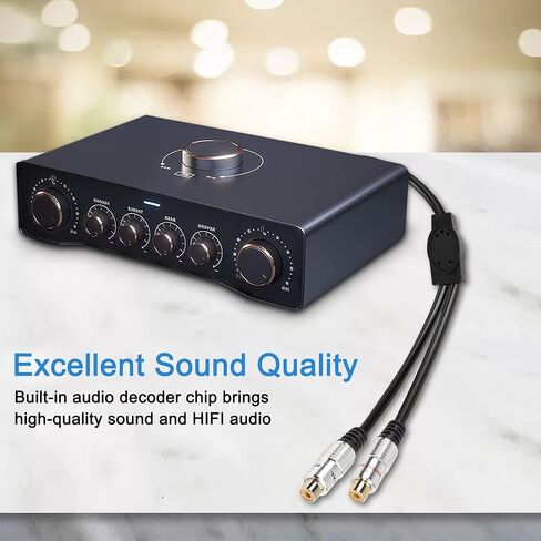 XMSJSIY 6.35mm 1/4" TRS to Dual RCA Audio Cable, 6.35mm TRS Female to 2 RCA Female Stereo Audio Y Splitter Adapter Cable -50cm/19.6inch (TRS female to 2 RCA female) in Saudi Arabia
