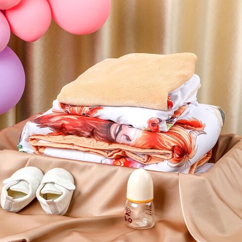 طقم مفروشات سرير أطفال بقرة هايلاند مكون من 5 قطع وملصقات جدارية لغرفة الأطفال، مجموعات لحاف صغيرة لغرف الأطفال، ملاءة سرير محايدة للجنسين، لحاف، تنورة سرير، غطاء وسادة تغيير للأولاد والبنات in Kuwait