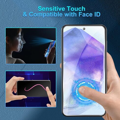 [3+3 عبوات واقي شاشة زجاجي لهاتف Samsung Galaxy S24 Ultra مع واقي عدسة الكاميرا، منحني ثلاثي الأبعاد، زجاج مقسى 6.8 بوصة 9H لهاتف Samsung Galaxy S24 Ultra 5G واقي شاشة زجاجي in Kuwait