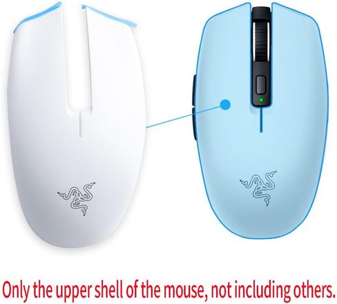 New Mouse Case Top Case Mouse Shell Mouse Housing Replacement for Razer Orochi V2 Mobile Wireless Gaming Mouse (Black Top Shell) in Kuwait