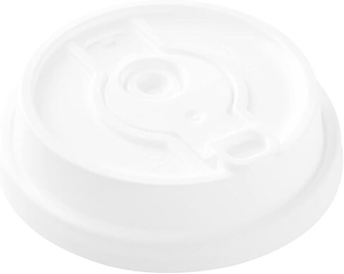 Restaurantware LIDS ONLY: Restpresso Lids For 8 12 16 and 20-OZ Paper Coffee Cups 25 Double Plug Disposable Paper Cup Lids - Straw Slot Spout Black Plastic Hot Cup Lids Cups Sold Separately in Saudi Arabia