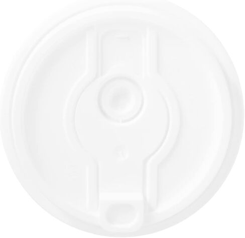 Restaurantware LIDS ONLY: Restpresso Lids For 8 12 16 and 20-OZ Paper Coffee Cups 25 Double Plug Disposable Paper Cup Lids - Straw Slot Spout Black Plastic Hot Cup Lids Cups Sold Separately in Saudi Arabia