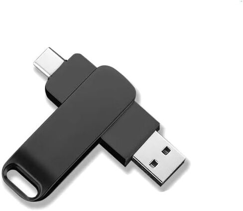 محرك أقراص فلاش OTG USB-C متوافق مع هواتف Samsung Galaxy A14 وA54 وA14 5G وSamsung A34 وA04e وS23 Ultra Android من النوع C in Saudi Arabia