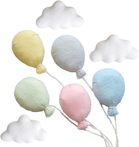 Newborn Photo Posing Props Felt Clouds Balloon Set Newborn Photography Prop Baby Photoshoot Props Photo Background Photostudio Backdrop Infant Baby Boy Girl Photography Props Ballons in Saudi Arabia