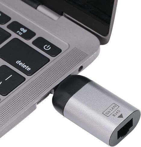 محول USB-C إلى إيثرنت، محول منفذ إيثرنت من النوع C إلى جيجابت RJ45 محول الشبكة أجهزة الكمبيوتر الخارجية للهواتف المحمولة وأجهزة الكمبيوتر in Saudi Arabia