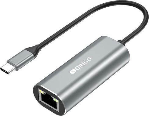 Origo OU400N USB C to 2.5G Ethernet Adapter, Aluminum, 2-in-1 (Thunderbolt 4/3), for Windows, Mac OS, iPad OS and More in Saudi Arabia