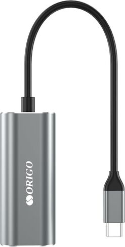 Origo OU400N USB C to 2.5G Ethernet Adapter, Aluminum, 2-in-1 (Thunderbolt 4/3), for Windows, Mac OS, iPad OS and More in Saudi Arabia