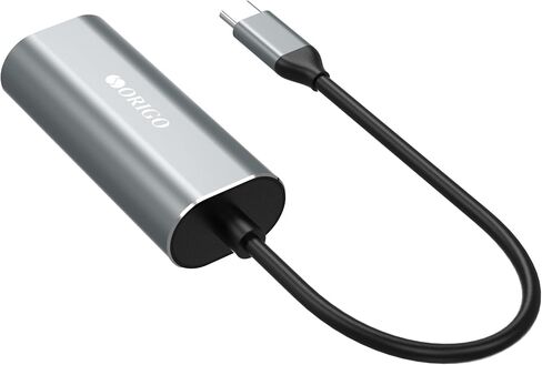 Origo OU400N USB C to 2.5G Ethernet Adapter, Aluminum, 2-in-1 (Thunderbolt 4/3), for Windows, Mac OS, iPad OS and More in Saudi Arabia