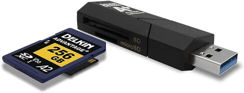 قارئ بطاقات الذاكرة USB 3.1 SD وmicroSD ثنائي الفتحات in Kuwait