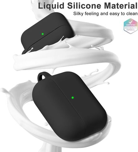 Oakxco for Airpods Case Cover, Silicone Airpods 2nd Generation Case Cute Soft TPU Rubber Gel Airpods 1st Case for Women Men, Compatible with Apple Airpods 1st/2nd Charging Case, Beige in Kuwait