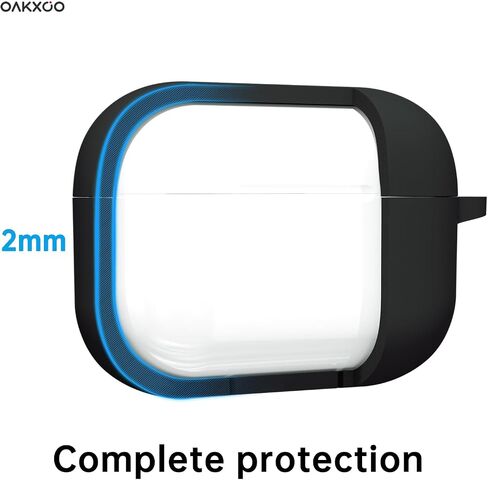 Oakxco for Airpods Case Cover, Silicone Airpods 2nd Generation Case Cute Soft TPU Rubber Gel Airpods 1st Case for Women Men, Compatible with Apple Airpods 1st/2nd Charging Case, Beige in Kuwait