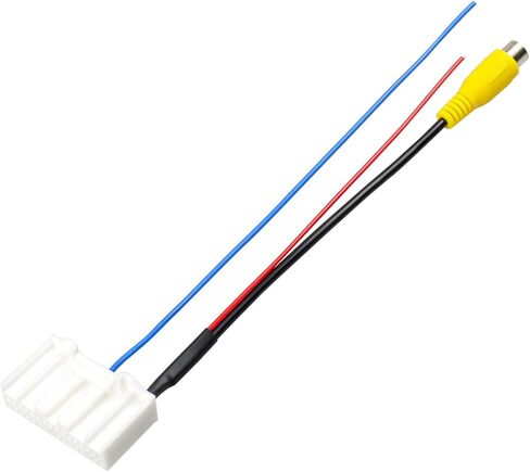 محول كاميرا احتياطية للراديو RCA متوافق مع نيسان X-Trail Altima Sylphy Sunny Qashqai Tiida، 32Pin Female Connector Factory Car Stereo Camera RCA Wiring Harness for Nissan in Kuwait