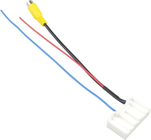 محول كاميرا احتياطية للراديو RCA متوافق مع نيسان X-Trail Altima Sylphy Sunny Qashqai Tiida، 32Pin Female Connector Factory Car Stereo Camera RCA Wiring Harness for Nissan in Kuwait